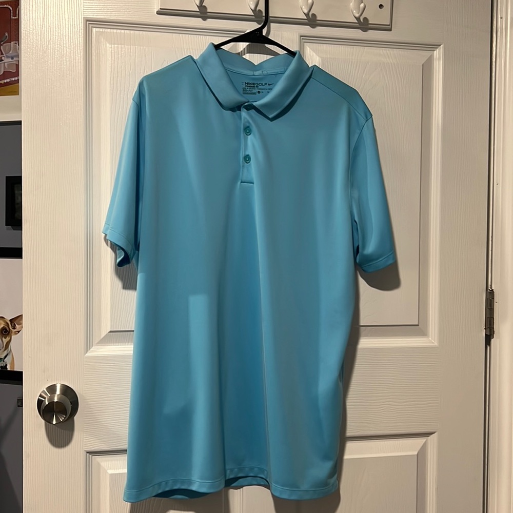 Nike, Men’s Dri-fit golf shirt.  Size: XL